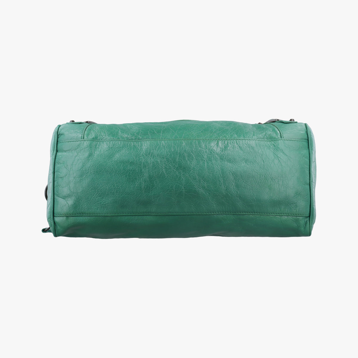 Pre-owned Balenciaga The Twiggy Green lambskin 128523 shoulderbag | stylenewstar