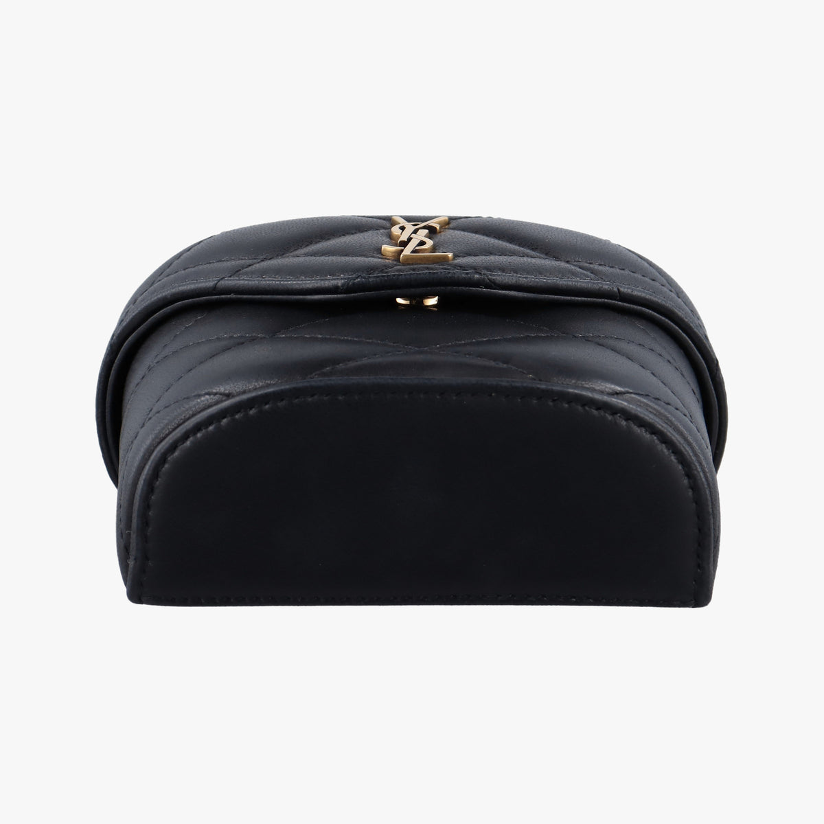 Pre-owned Yves Saint Laurent June Mini Black Leather 766793 shoulderbag | stylenewstar