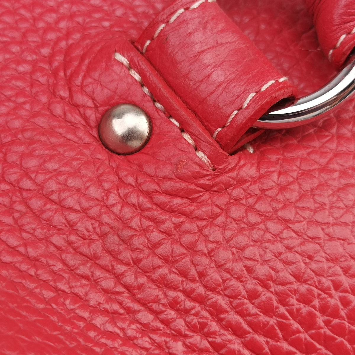 Vintage Ferragamo Sofia Red Leather  handbag | stylenewstar