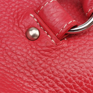 Vintage Ferragamo Sofia Red Leather  handbag | stylenewstar