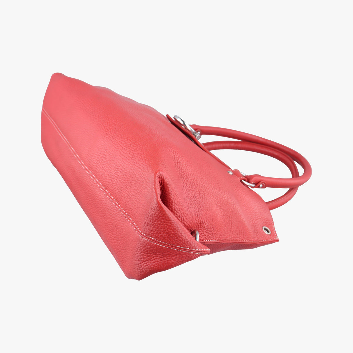 Vintage Ferragamo Sofia Red Leather  handbag | stylenewstar