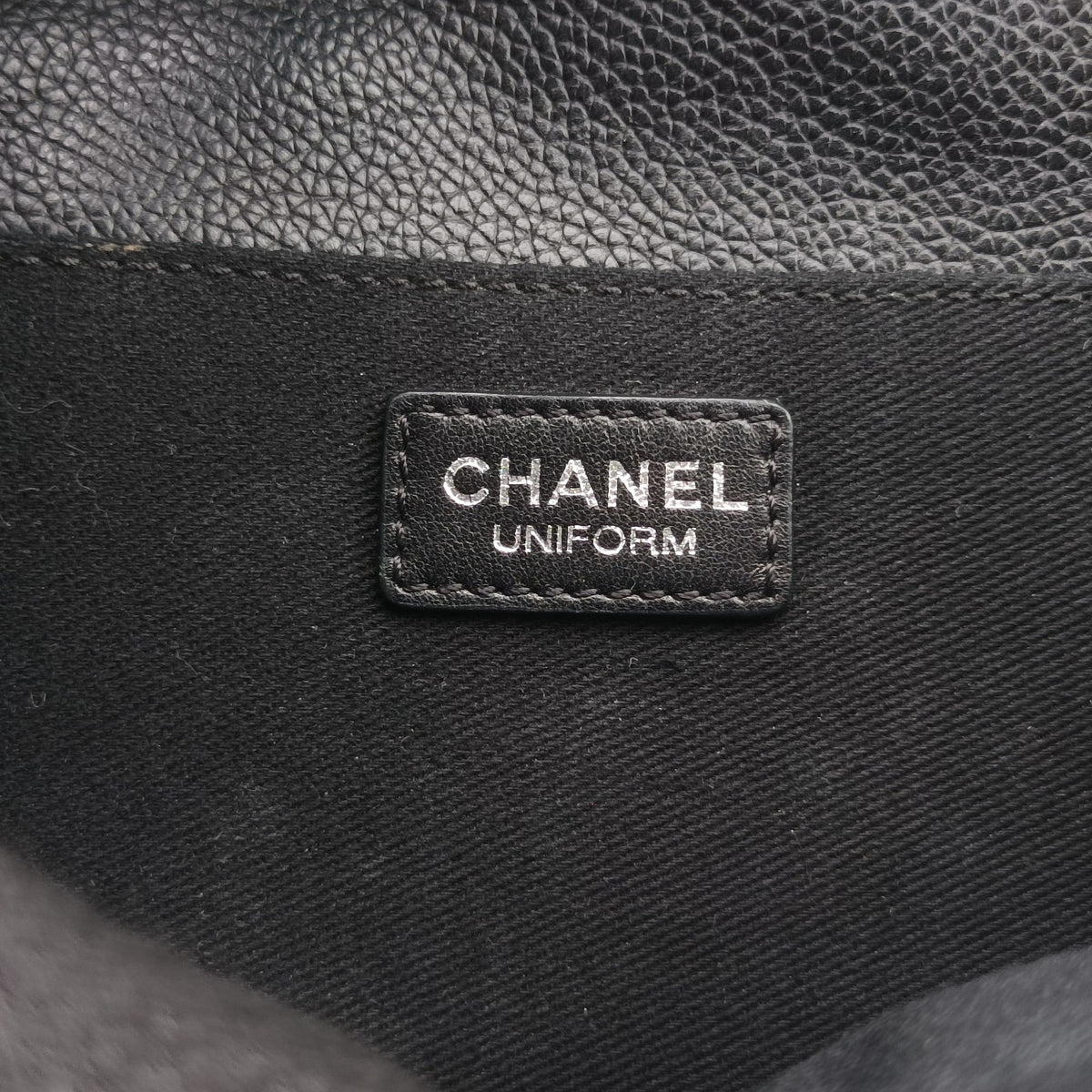 Pre-owned Chanel Matelasse 2.55 Black Caviar skin U48753 bum bag/waist bag | stylenewstar