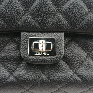 Pre-owned Chanel Matelasse 2.55 Black Caviar skin U48753 bum bag/waist bag | stylenewstar