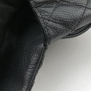 Pre-owned Chanel Matelasse 2.55 Black Caviar skin U48753 bum bag/waist bag | stylenewstar