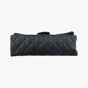 Pre-owned Chanel Matelasse 2.55 Black Caviar skin U48753 bum bag/waist bag | stylenewstar