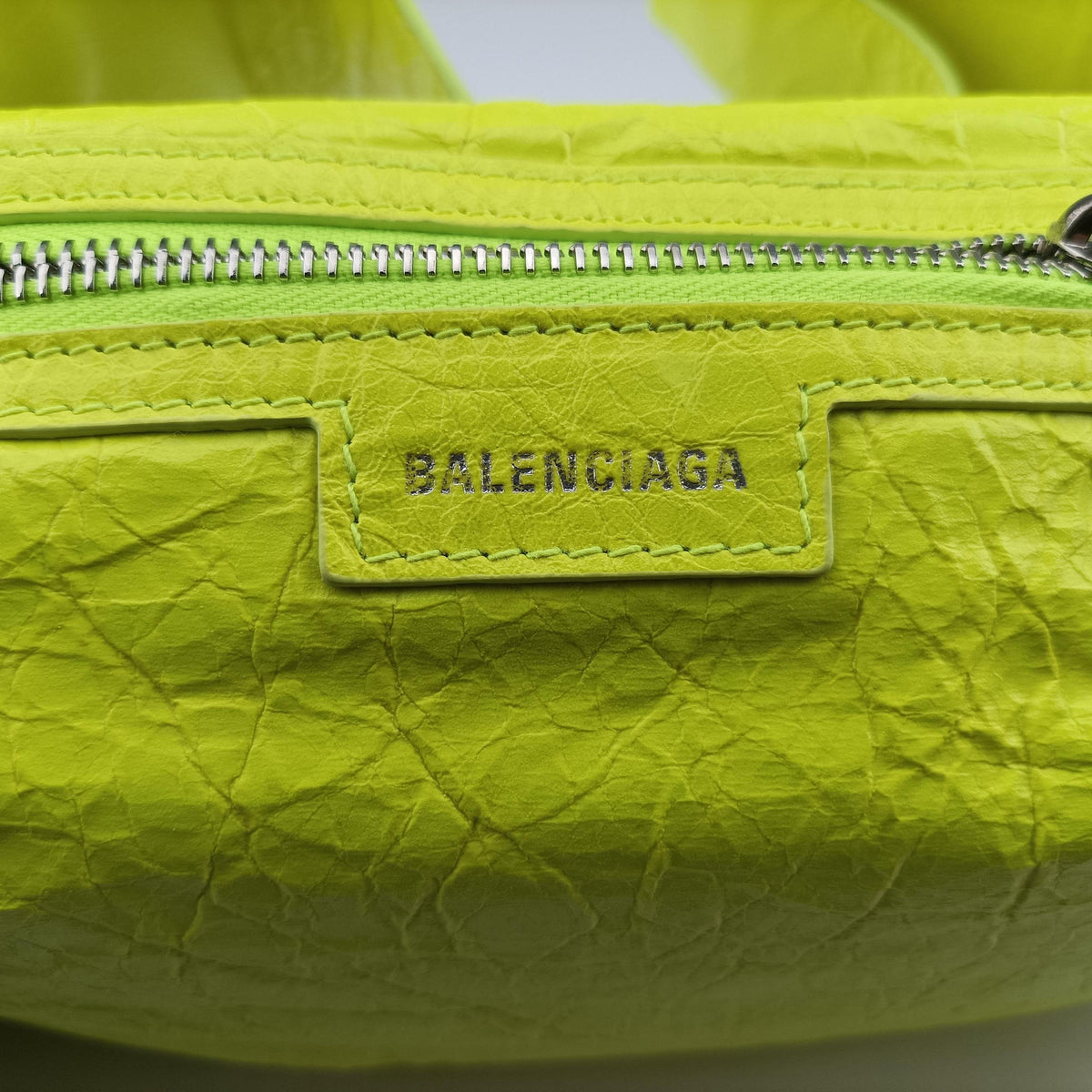 Pre-owned Balenciaga Superbusy XS Sling Bag Yellow leather 568008 shoulderbag | stylenewstar