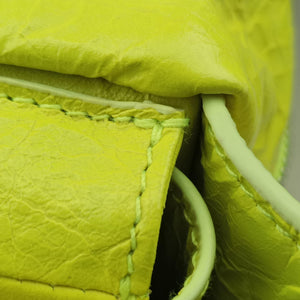 Pre-owned Balenciaga Superbusy XS Sling Bag Yellow leather 568008 shoulderbag | stylenewstar