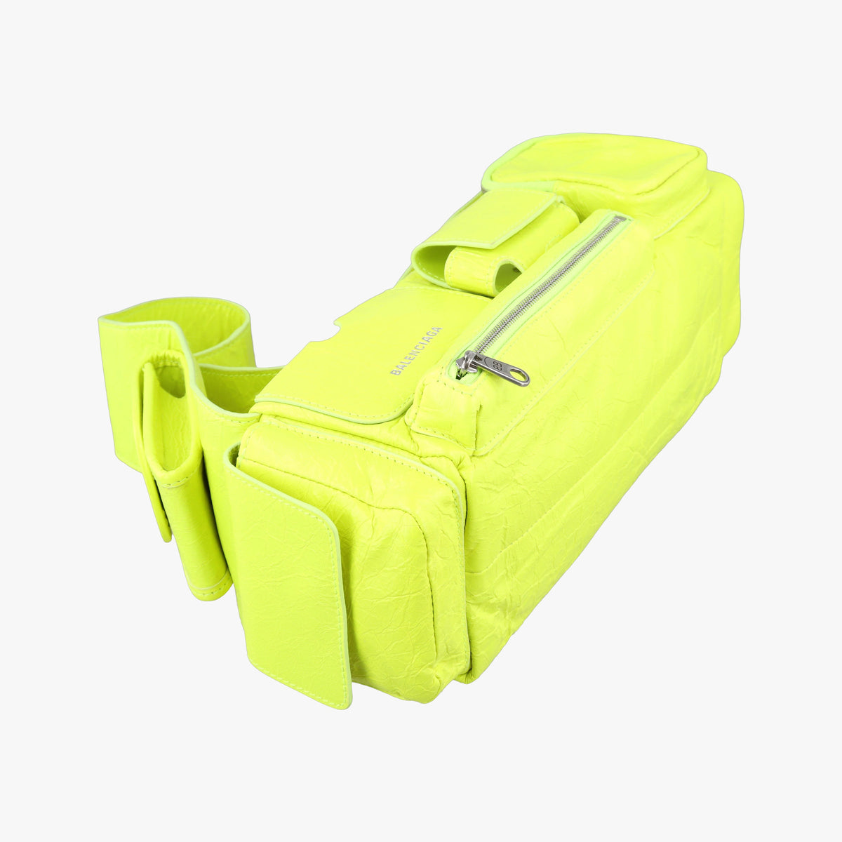 Pre-owned Balenciaga Superbusy XS Sling Bag Yellow leather 568008 shoulderbag | stylenewstar