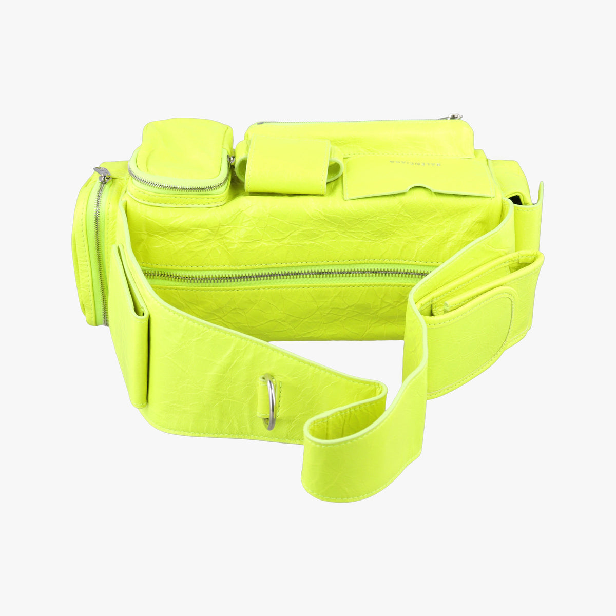 Pre-owned Balenciaga Superbusy XS Sling Bag Yellow leather 568008 shoulderbag | stylenewstar