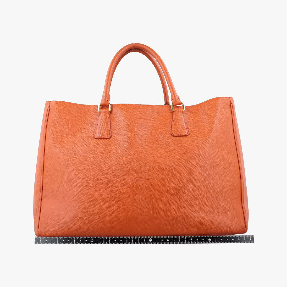 Vintage Prada Galleria Orange SAFFIANO Leather BN1844 handbag | stylenewstar