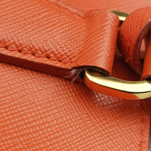 Vintage Prada Galleria Orange SAFFIANO Leather BN1844 handbag | stylenewstar