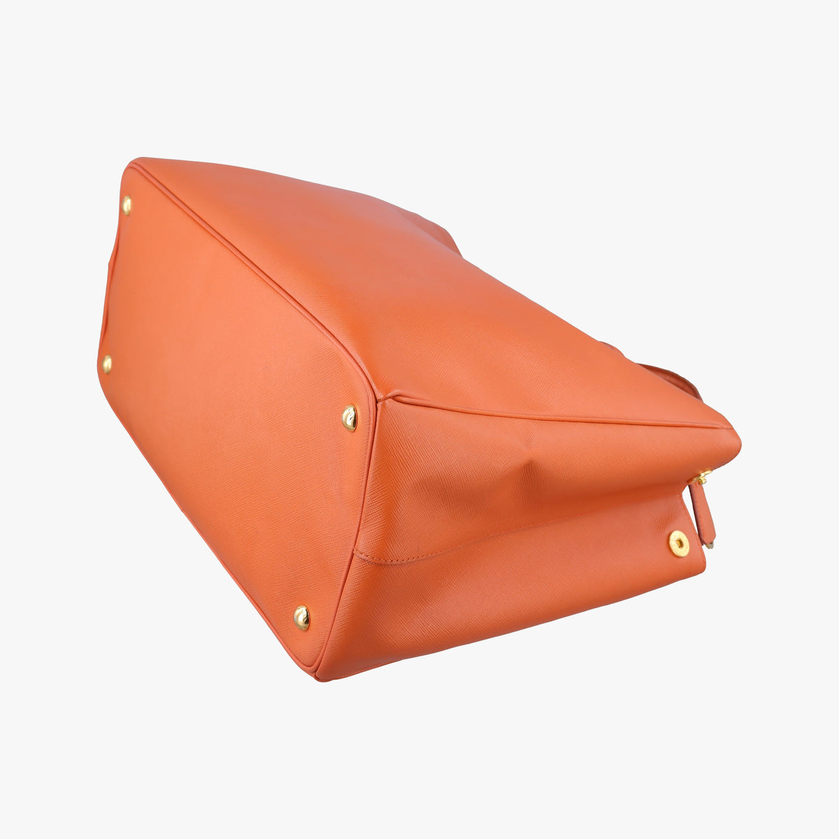 Vintage Prada Galleria Orange SAFFIANO Leather BN1844 handbag | stylenewstar