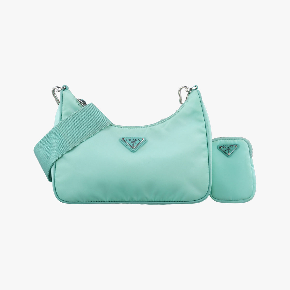 Vintage Prada Re-Edition 2005 Re-Nylon Green nylon 1BH204 shoulderbag | stylenewstar