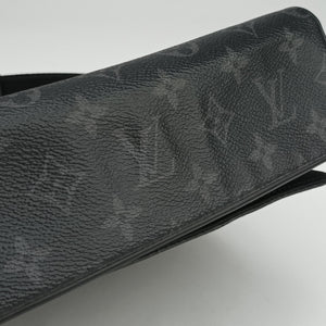 Pre-owned Louis Vuitton District PM Noir Monogram Eclipse M44000 shoulderbag | stylenewstar