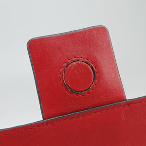 Pre-owned Loewe Avenue Red Leather  shoulderbag | stylenewstar
