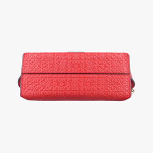 Pre-owned Loewe Avenue Red Leather  shoulderbag | stylenewstar
