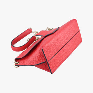 Pre-owned Loewe Avenue Red Leather  shoulderbag | stylenewstar