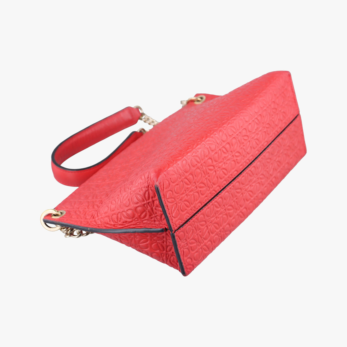 Pre-owned Loewe Avenue Red Leather  shoulderbag | stylenewstar