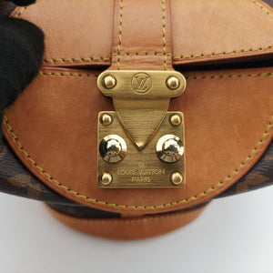 Secondhand Louis Vuitton DUFFLE brown Monogram Canvas M43587 shoulderbag | stylenewstar