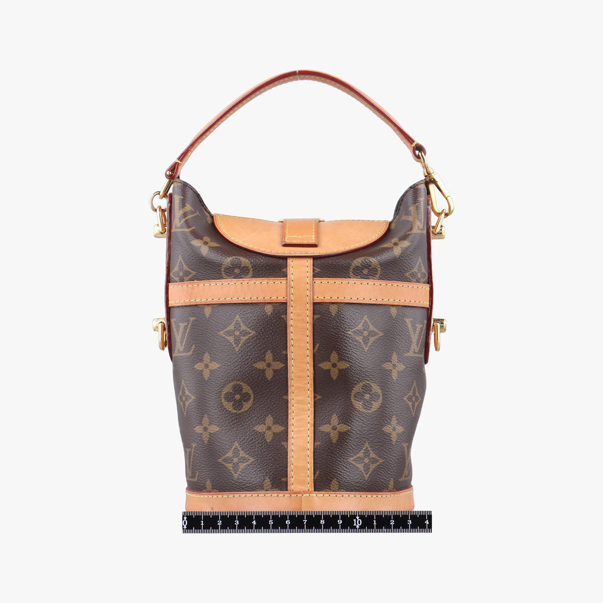Secondhand Louis Vuitton DUFFLE brown Monogram Canvas M43587 shoulderbag | stylenewstar