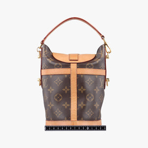 Secondhand Louis Vuitton DUFFLE brown Monogram Canvas M43587 shoulderbag | stylenewstar