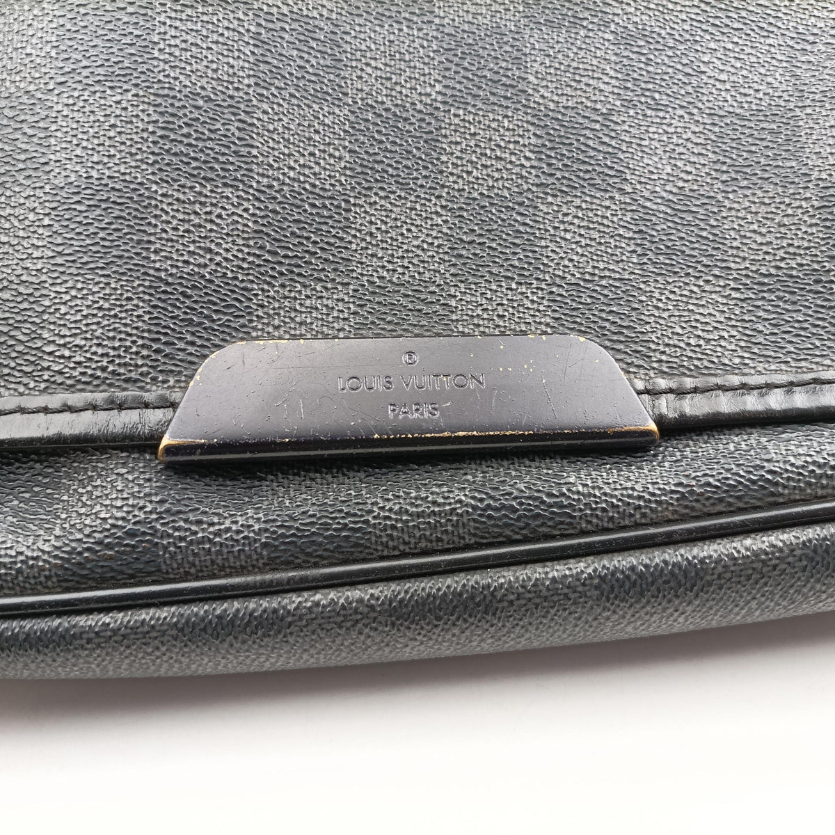 Pre-owned Louis Vuitton DANIEL MM Noir Damier GRAPHITE N58029 shoulderbag | stylenewstar