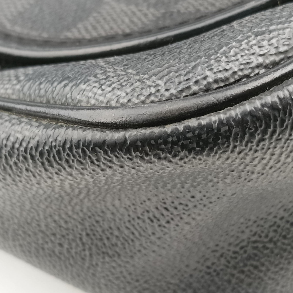 Pre-owned Louis Vuitton DANIEL MM Noir Damier GRAPHITE N58029 shoulderbag | stylenewstar