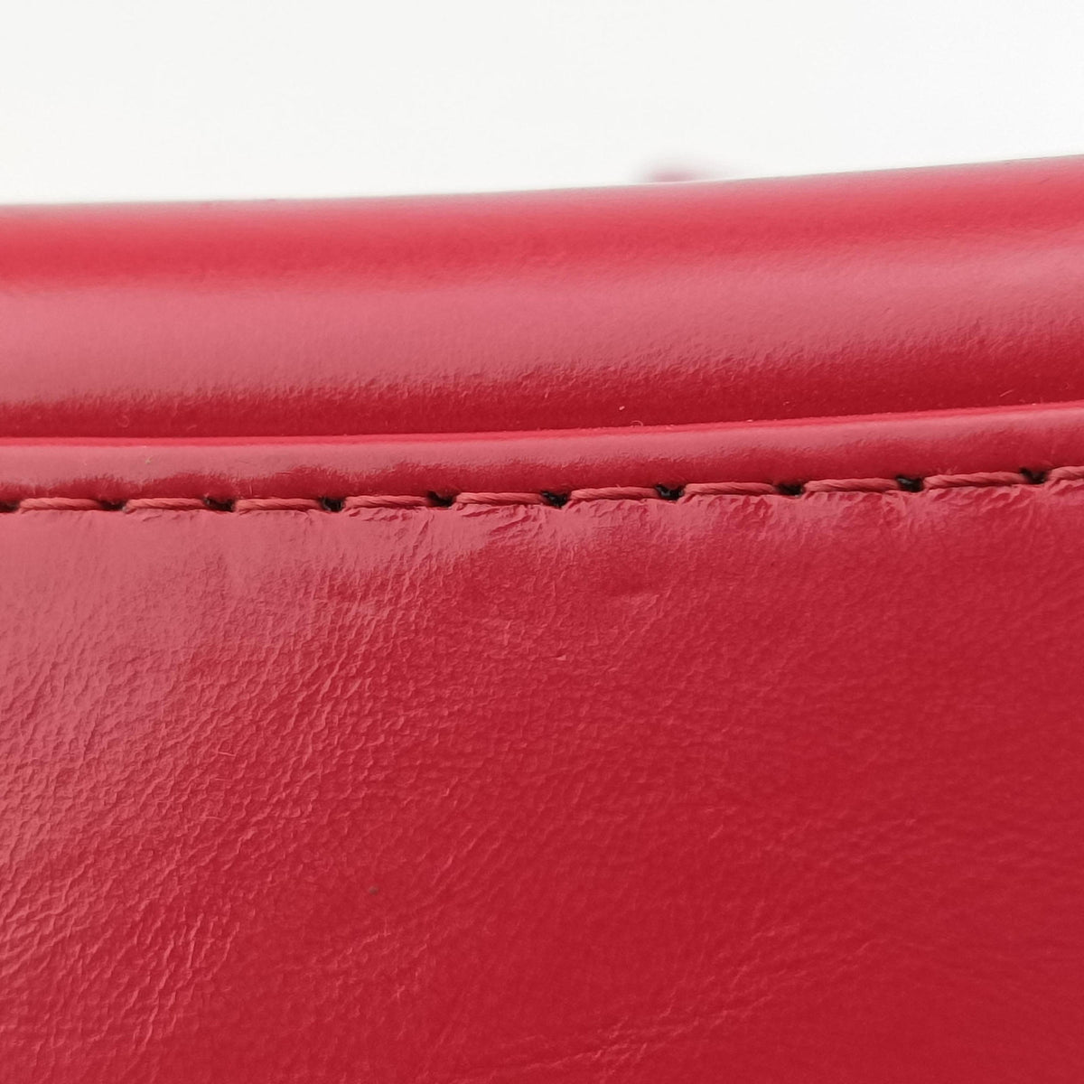 Vintage Chanel Gabrielle Red Leather A91810 shoulderbag | stylenewstar