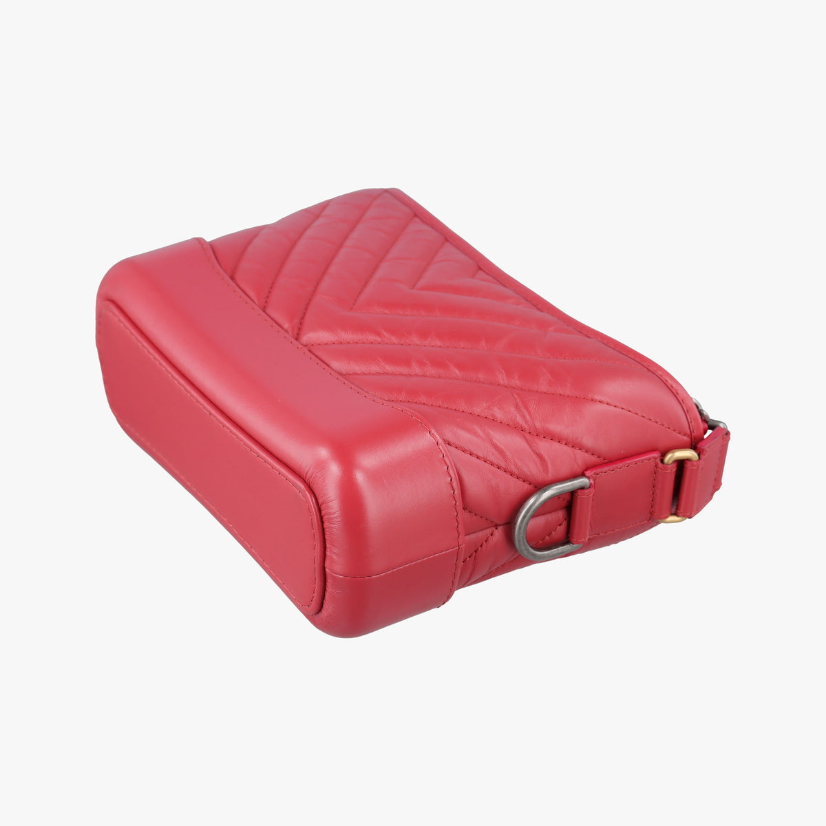 Vintage Chanel Gabrielle Red Leather A91810 shoulderbag | stylenewstar