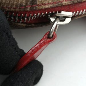 Secondhand Christian Dior Rasta Brown x Multicolor PVC-coated canvas x leather  handbag | stylenewstar