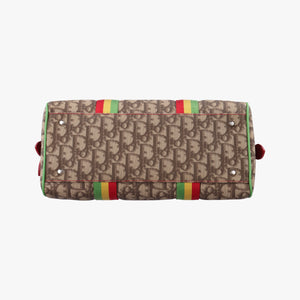 Secondhand Christian Dior Rasta Brown x Multicolor PVC-coated canvas x leather  handbag | stylenewstar