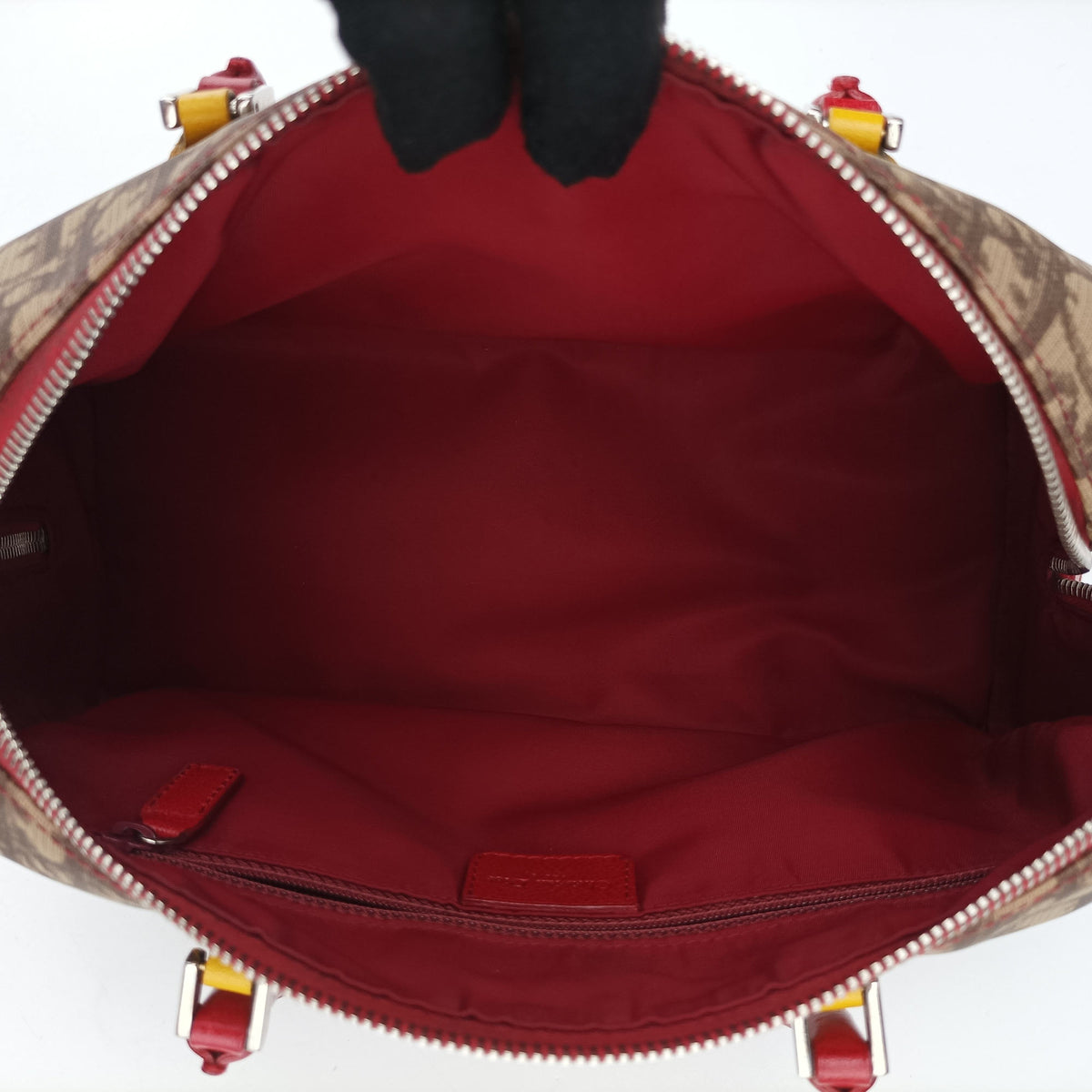 Secondhand Christian Dior Rasta Brown x Multicolor PVC-coated canvas x leather  handbag | stylenewstar