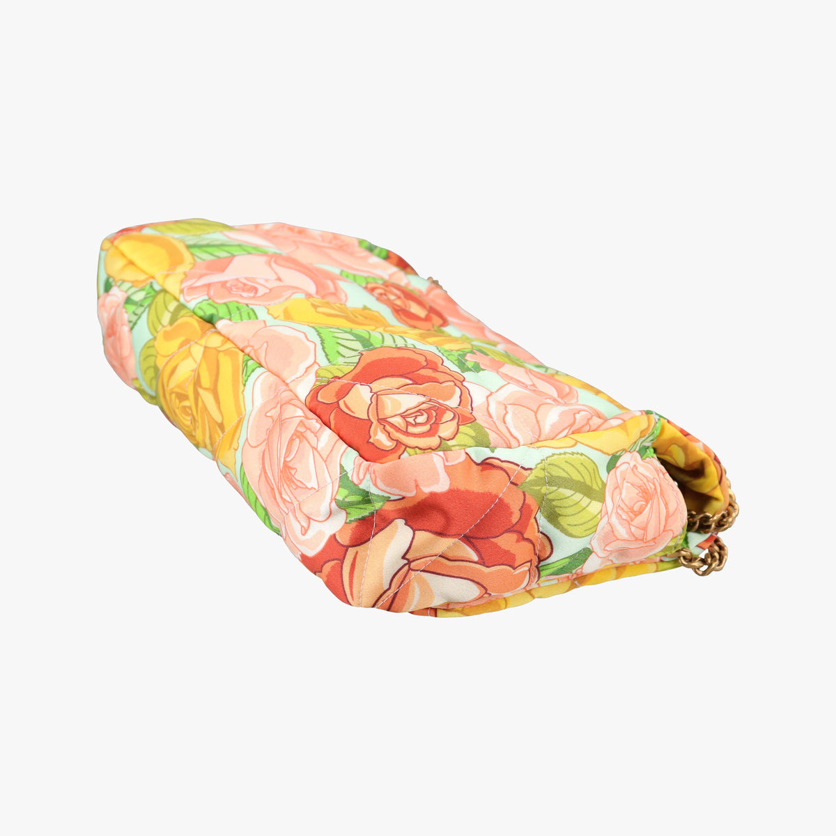 Pre-owned Yves Saint Laurent Jamie Floral Multicolour Satin  shoulderbag | stylenewstar
