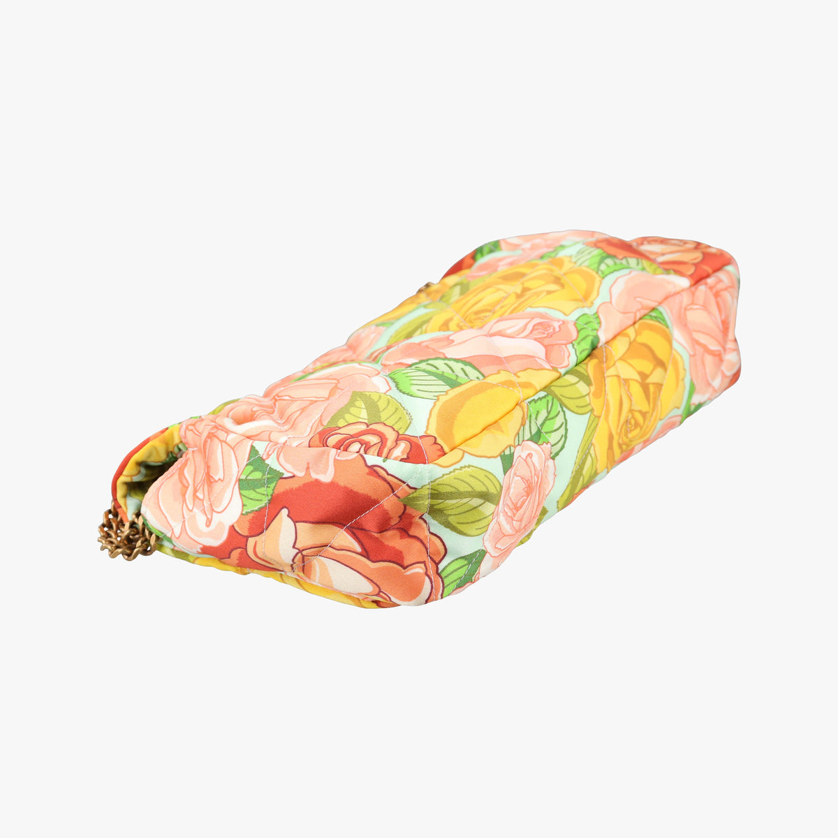 Pre-owned Yves Saint Laurent Jamie Floral Multicolour Satin  shoulderbag | stylenewstar