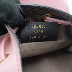 Pre-owned Fendi Mon Tresor Mini Bucket Pink Leather 8BS010 shoulderbag | stylenewstar