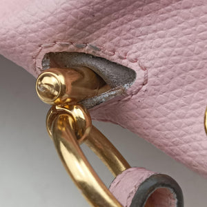 Pre-owned Fendi Mon Tresor Mini Bucket Pink Leather 8BS010 shoulderbag | stylenewstar