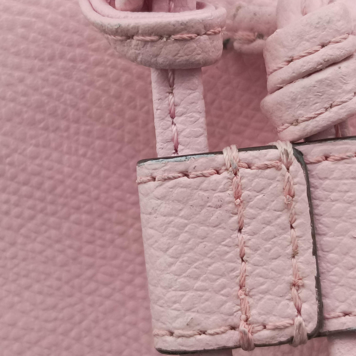 Pre-owned Fendi Mon Tresor Mini Bucket Pink Leather 8BS010 shoulderbag | stylenewstar