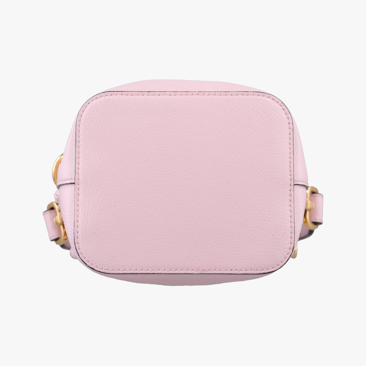 Pre-owned Fendi Mon Tresor Mini Bucket Pink Leather 8BS010 shoulderbag | stylenewstar