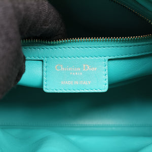 Pre-owned Christian Dior Lady Dior Multicolor Textile x Leather  shoulderbag | stylenewstar