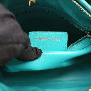 Pre-owned Christian Dior Lady Dior Multicolor Textile x Leather  shoulderbag | stylenewstar