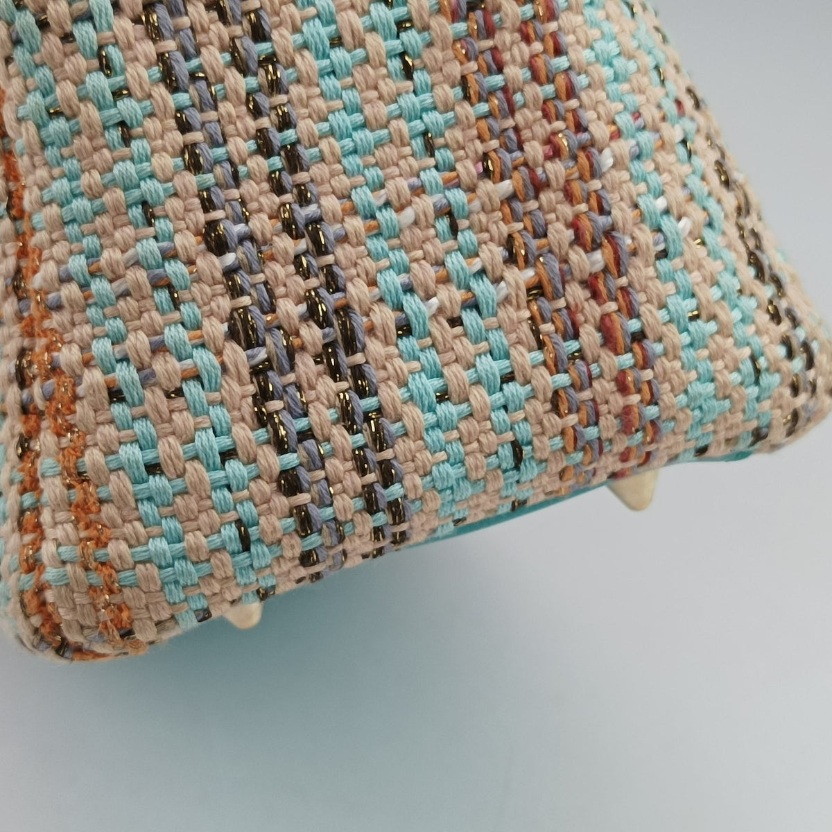 Pre-owned Christian Dior Lady Dior Multicolor Textile x Leather  shoulderbag | stylenewstar