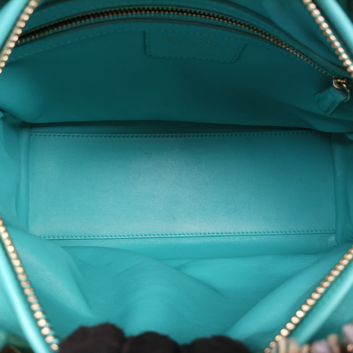 Pre-owned Christian Dior Lady Dior Multicolor Textile x Leather  shoulderbag | stylenewstar