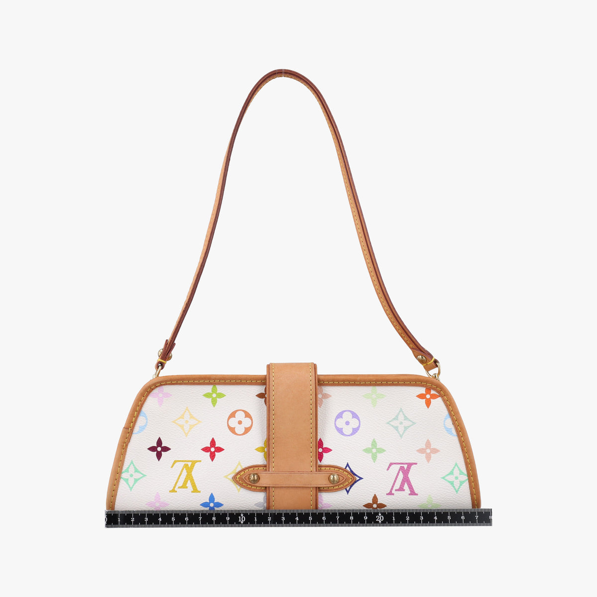 Vintage Louis Vuitton SHIRLEY white Monogram Multicolor M40049 shoulderbag | stylenewstar