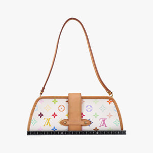 Vintage Louis Vuitton SHIRLEY white Monogram Multicolor M40049 shoulderbag | stylenewstar