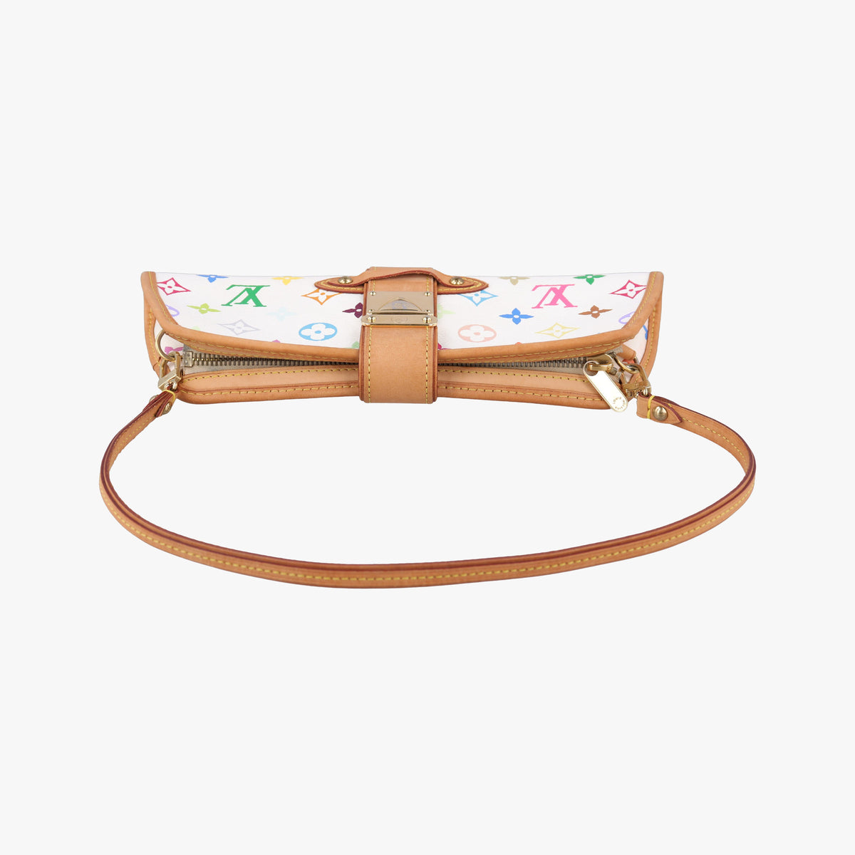 Vintage Louis Vuitton SHIRLEY white Monogram Multicolor M40049 shoulderbag | stylenewstar