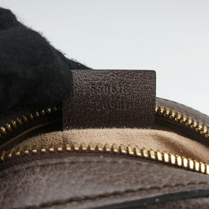 Pre-owned Gucci Ophidia Brown×beige PVC coated canvas×Leather 550618 shoulderbag | stylenewstar
