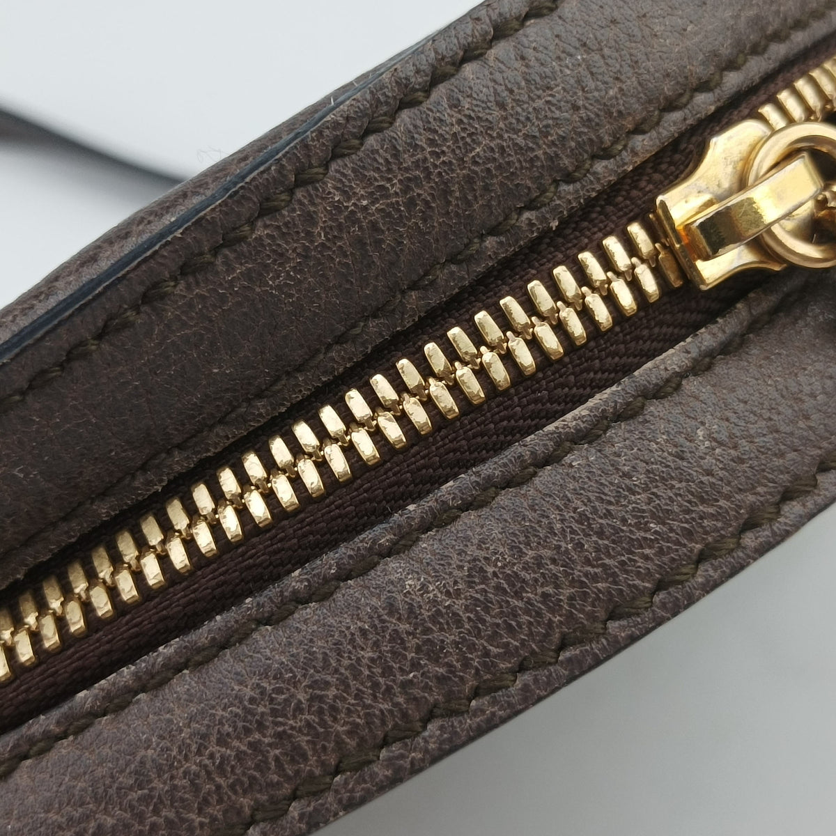 Pre-owned Gucci Ophidia Brown×beige PVC coated canvas×Leather 550618 shoulderbag | stylenewstar