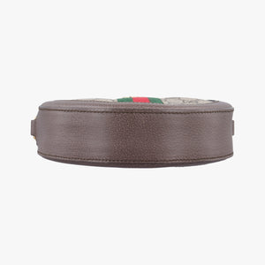 Pre-owned Gucci Ophidia Brown×beige PVC coated canvas×Leather 550618 shoulderbag | stylenewstar