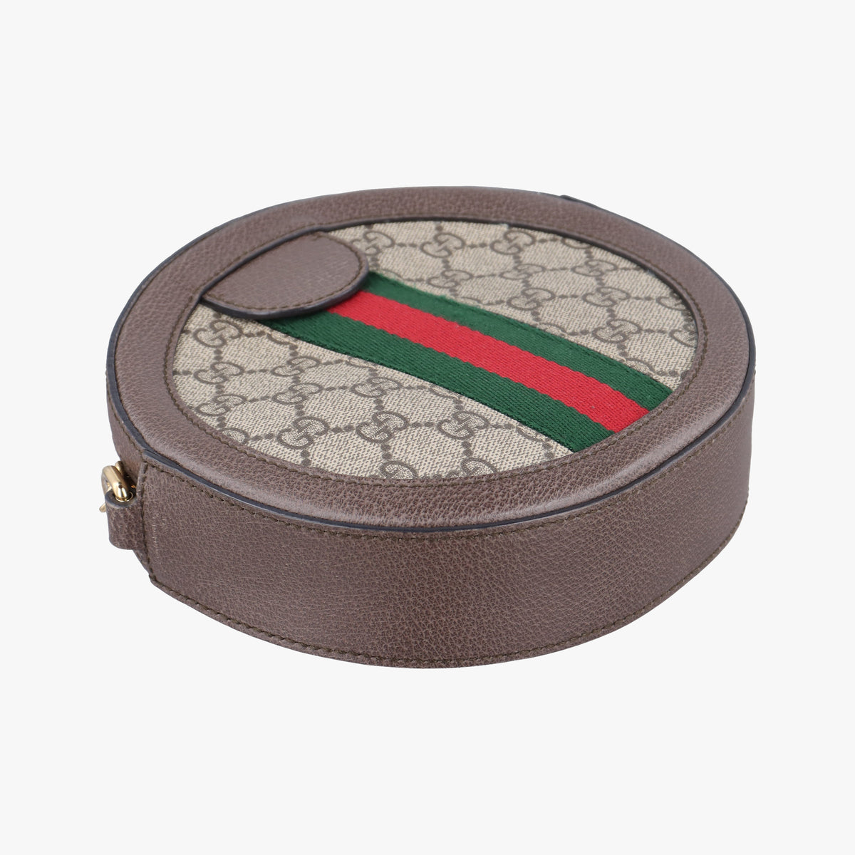 Pre-owned Gucci Ophidia Brown×beige PVC coated canvas×Leather 550618 shoulderbag | stylenewstar