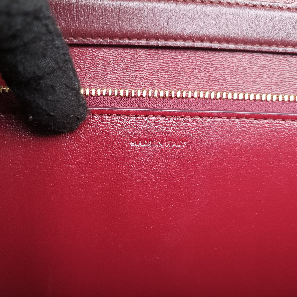 Pre-owned Celine Classic Box Burgundy Leather  shoulderbag | stylenewstar
